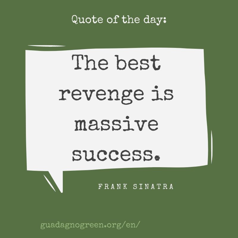 #quoteoftheday
The best revenge is massive success. (Frank Sinatra)
#success
#motivationalquotes https://t.co/TImRiAFaoh