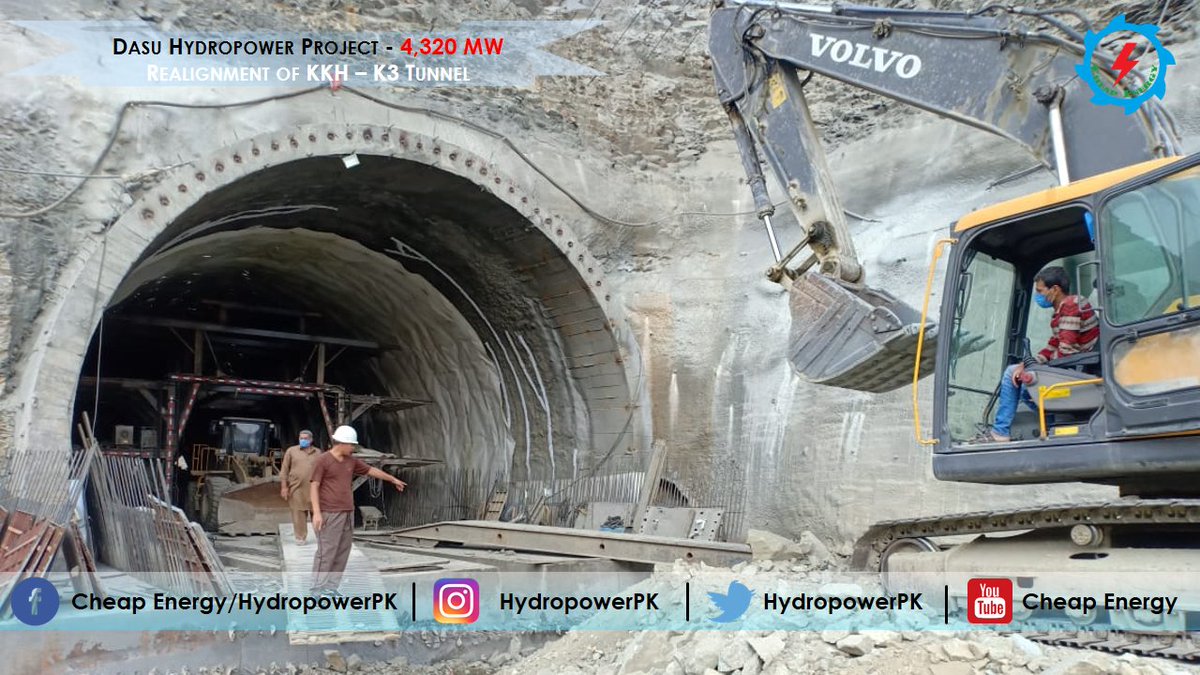 HydropowerPk's tweet photo. Realignment of #KKH under #Dasu_Hydropower_Project.
The concrete lining works are in progress.
#Tunnel #DasuHPP #WAPDA #CRCC #DHC #Pakistan #CheapEnergy #TunnelLining https://t.co/spVgzvUuJ6