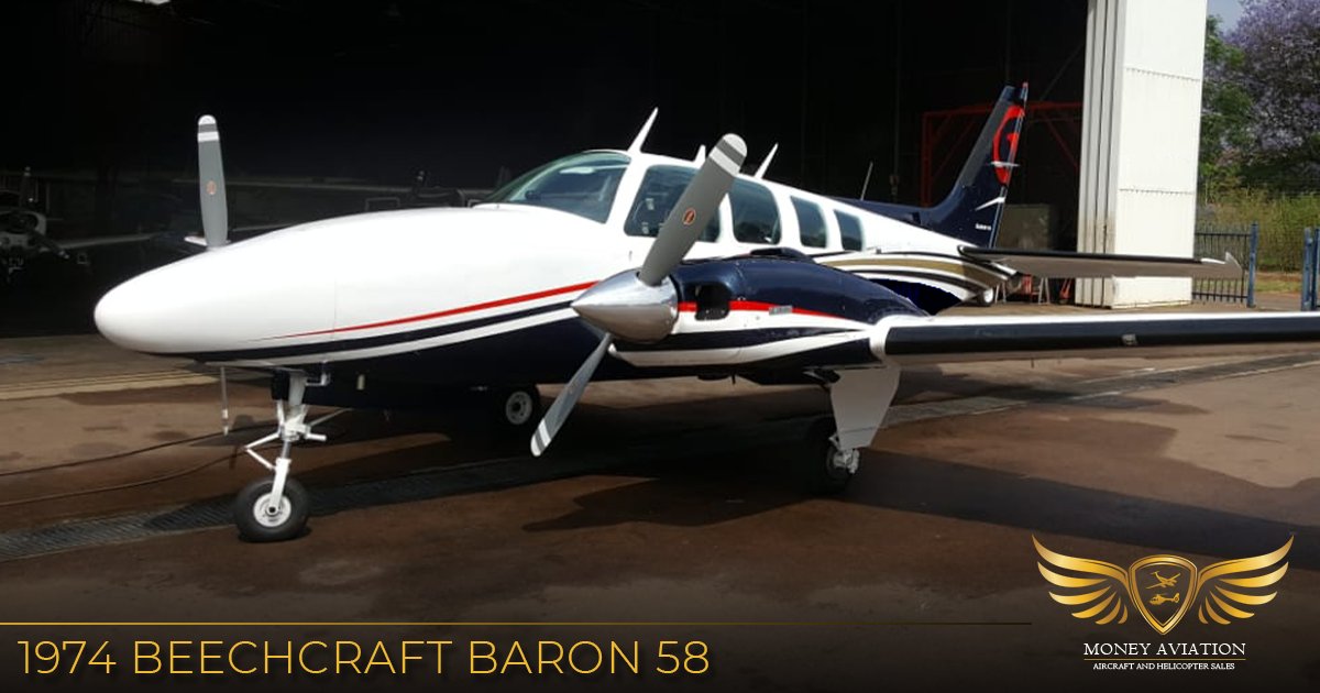 MoneyAviationZS's tweet photo. Take to the sky in this low engine time 1974 Beechcraft Baron 58 - https://t.co/qWyEI8mtow
#aircraftforsale #aviation #avgeek #aviationgeek #pistonaircraft #Beechcraft #pistonFriday https://t.co/9HchVUn6s5