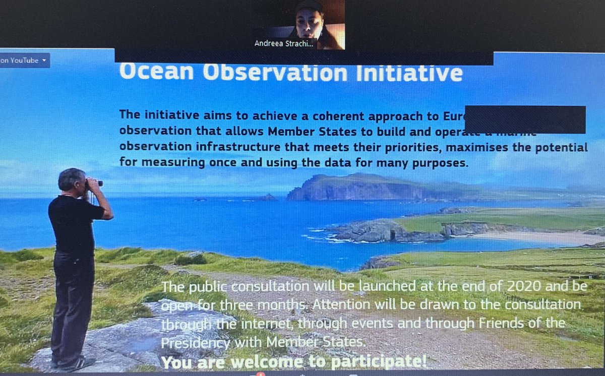 At the #EMBForum on #BigData in #marine #science Andreea Strachinescu @EU_MARE @stracma highlights the EC support to #oceanobserving & #marinedata initiatives for the #EUGreenDeal #BiodiversityStrategy #DigitalTwinOcean. @EMODnet @CMEMS_EU @SeaDataNet