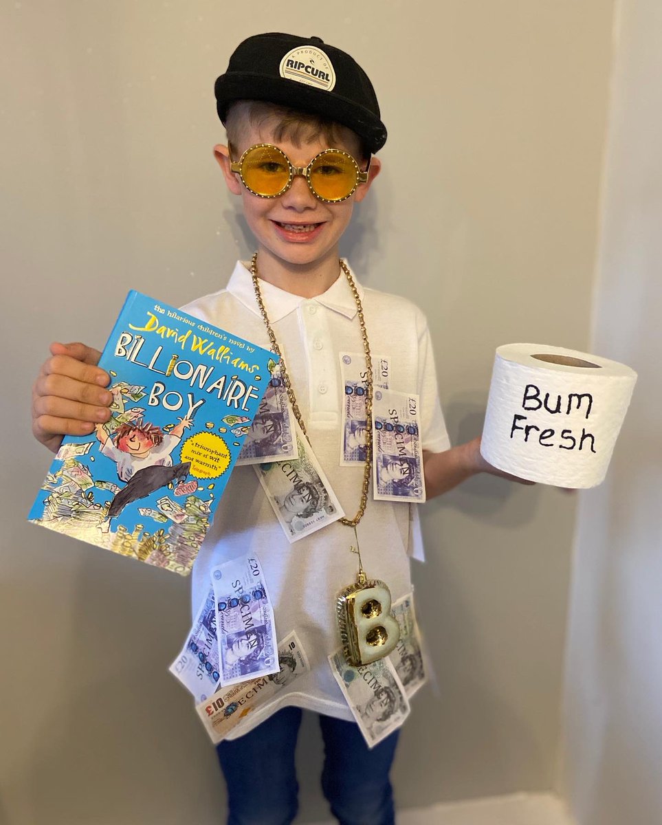 Emmajsharland86's tweet photo. Billionaire Boy #DavidWalliams #Worldbook #BumFresh @LliswerryPrim  @MrsGawler https://t.co/eccWtTdZYT