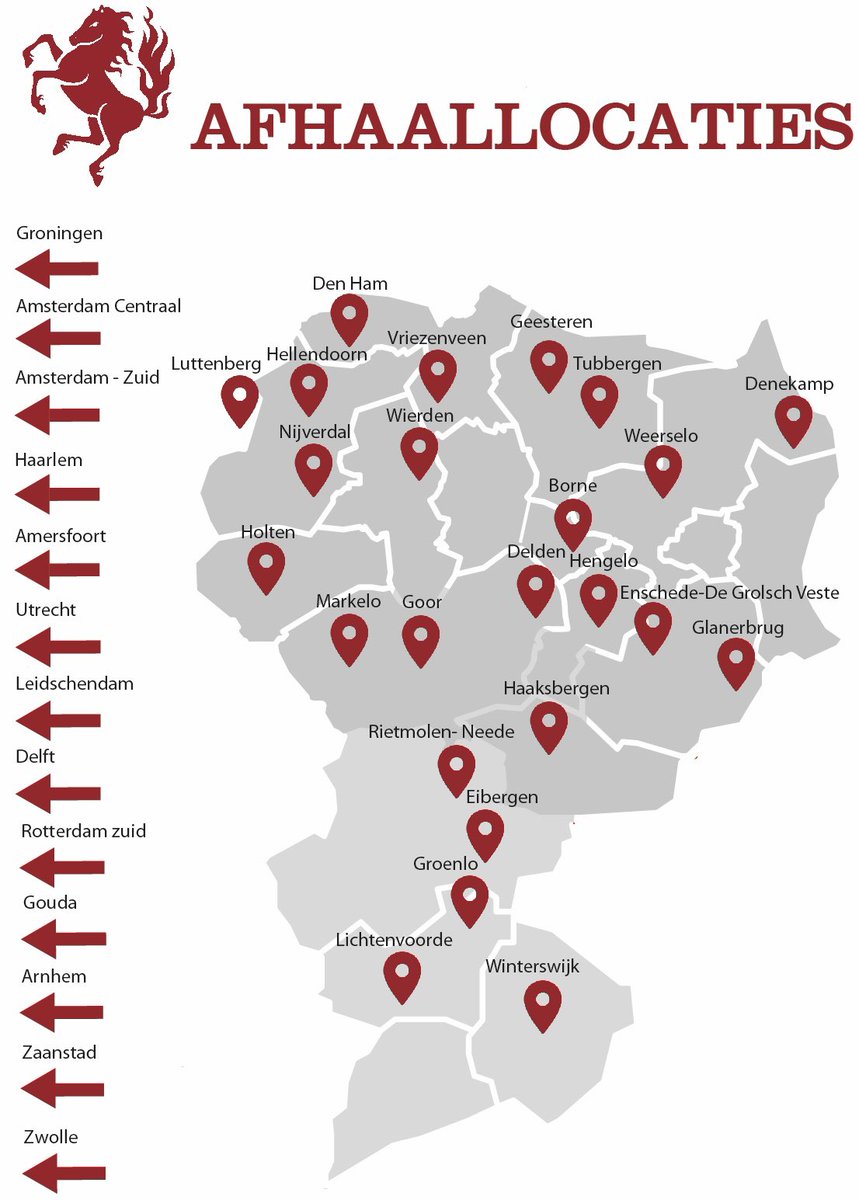 ...📍: Groningen, Haaksbergen, Haarlem, Hellendoorn, Hengelo, Holten, Leidschendam, Lichtenvoorde, Luttenberg, Markelo, Nijverdal, Rietmolen-Neede, Rotterdam, Tubbergen, Utrecht, Vriezenveen, Weerselo, Wierden, Winterswijk, Zaanstad en Zwolle.

#FCTwente #ikmisoe #twepec