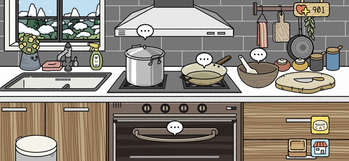 defnotmurder's tweet photo. #adorablehome is probably my favorite game! I’ve spent so much time making it just the way I like it! Love the new cooking feature! https://t.co/OfexH3kQsS