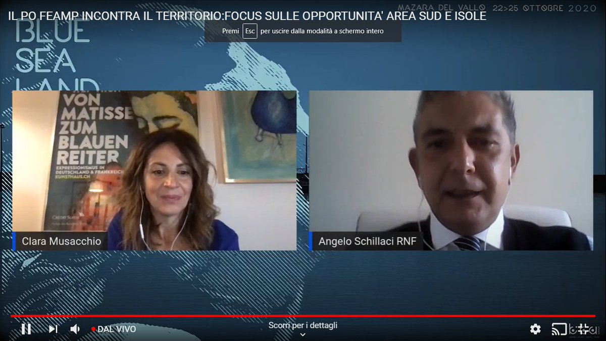 .<a href="/angyskill/">Angelo Schillaci</a> <a href="/ReteFlagItalia/">Rete Nazionale FLAG</a> "è necessario imparare dalle lezioni apprese dalla costante #collaborazione e #condivisione dei territorio in questa programmazione". 

Adesso in diretta streaming su - youtube.com/watch?v=1xMgAf…

@Mipaaf_ <a href="/HelloFish_info/">Hello Fish!</a> <a href="/APIOfficial1/">API - Associazione Piscicoltori Italiani</a> @cmusacchio