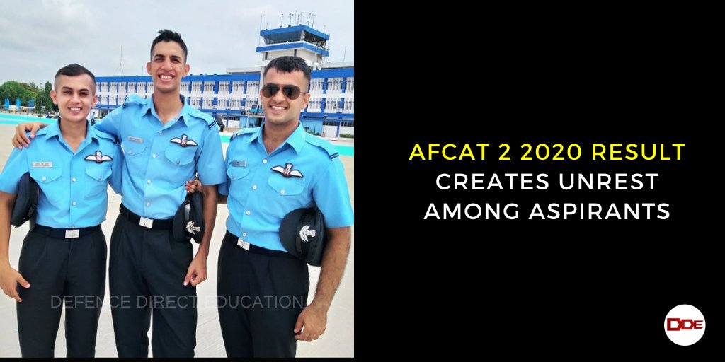 DefenceDirect's tweet photo. After the declaration of AFCAT 02/2020 results several candidates have expressed their dissatisfaction over the results. Most of the candidates believe that their score was far below their expectations. Read More :
https://t.co/1jt9ByORMH

#AFCAT_answerkey #afcat22020 #afcat https://t.co/qXUYoVsalz