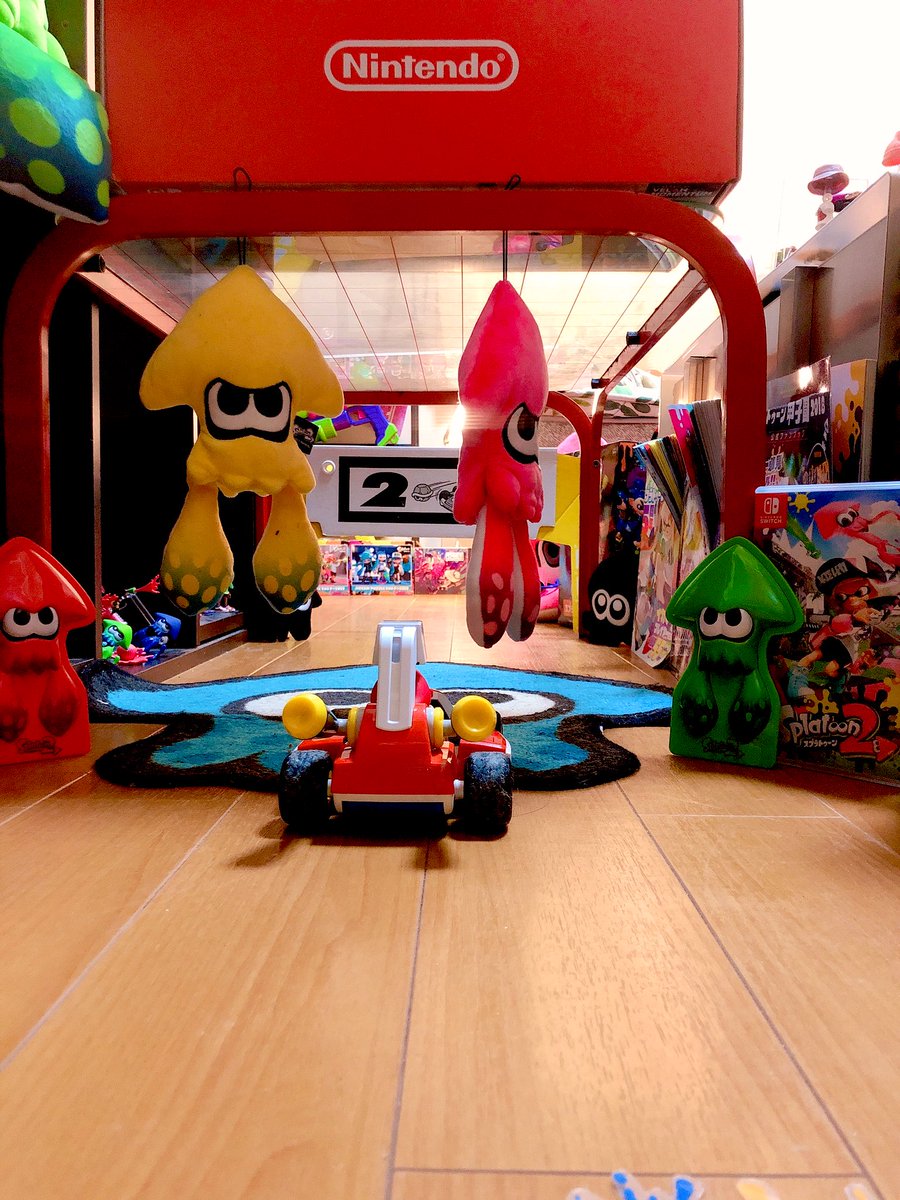 EnasutaOishii's tweet image. スプラトゥーンのコース完成した！！
名付けて｢イカすサーキット｣🦑
#マリオカートライブホームサーキット #マリオカートライブ #MarioKartLiveHomeCircuit #MarioKartLive