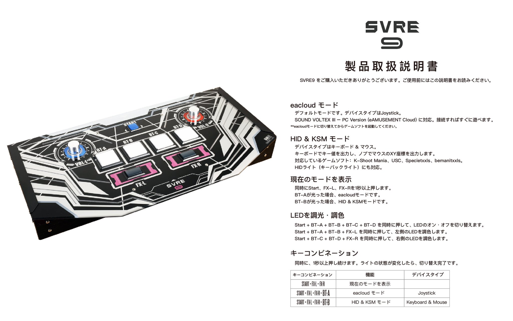 人気激安) SVRE9 旧基盤 SOUND VOLTEXロゴモデル DAOコン ボルテコン