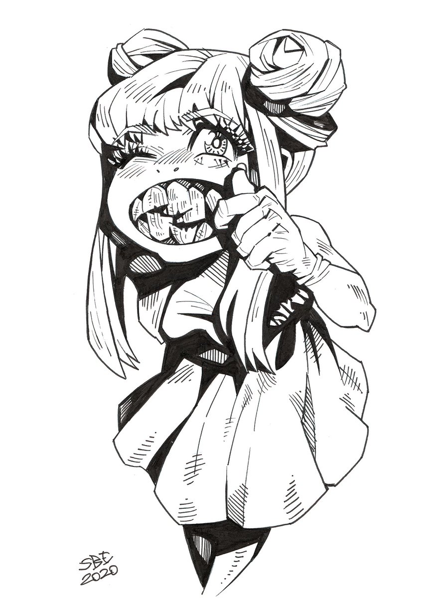 art_boiled's tweet photo. Fancy girl before Orthodontics (ʘᗩʘ’)

#inktober2020 #inktoberteeth #crookedteeth #pastelgoth https://t.co/YAqq7QL91S