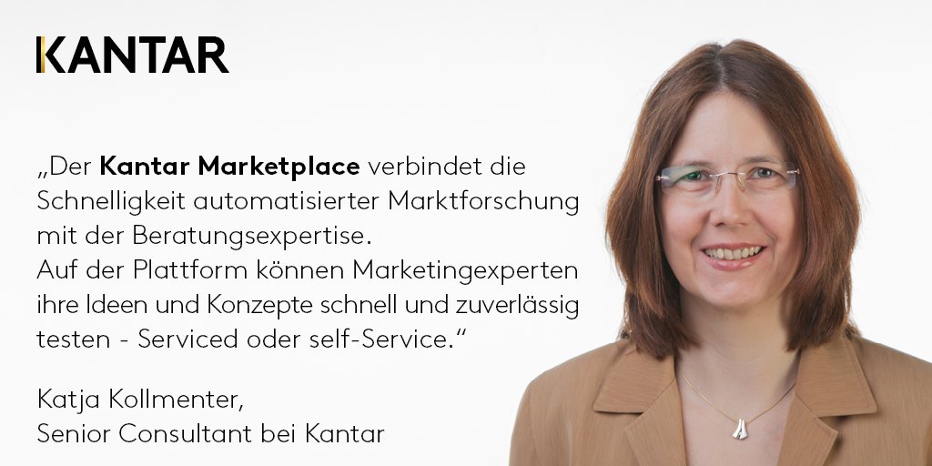 Kantar_DE's tweet photo. Sie sind #Marketingexperte und möchten ihre Ideen 💡 und Konzepte schnell und zuverlässig testen? Wir erklären Ihnen, wie das im Kantar Marketplace funktioniert 📅 Im Webcast am 27. Oktober | 11h 👉 https://t.co/OuwpEgPzXr #Marktforschung #MarketingDigital #marketingautomation https://t.co/rf715Qfa0P