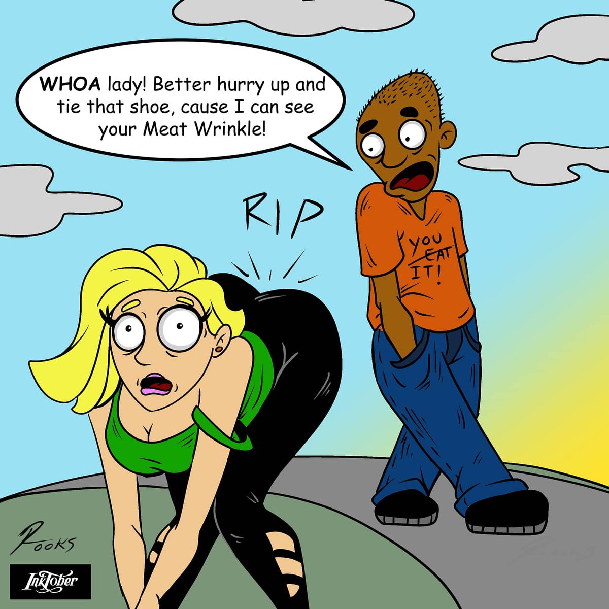 Inktober Day 23 Rip
Hopefully it's Rip and not R.I.P.
#inktober2020 #inktoberprompts #inktober #art #illustration #funny #rip #drawing #humor https://t.co/m9YxBRfG0M