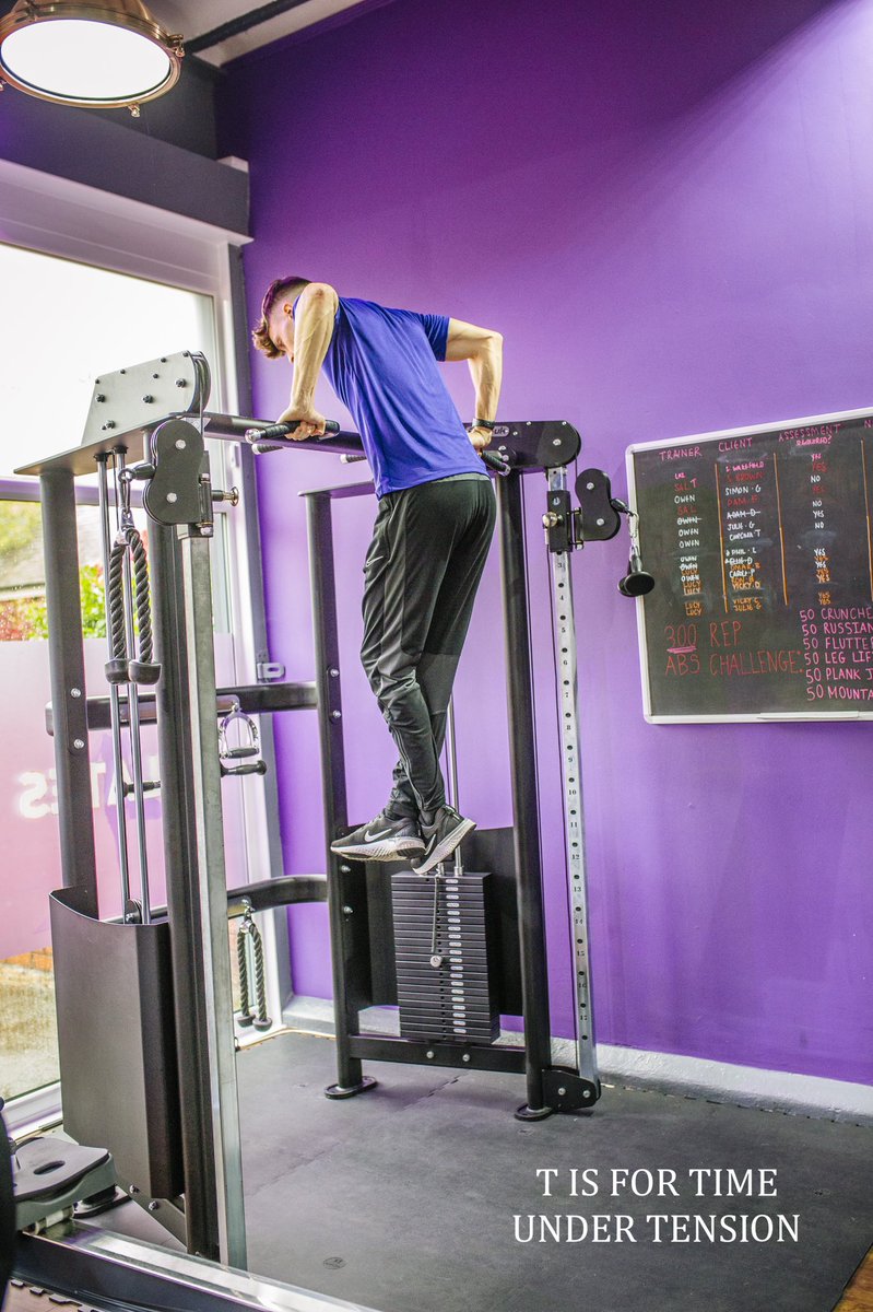 alchemy_pt's tweet photo. T is for Time Under Tension! This refers to the amount of time that muscle spends under strain/stress. ‘TUT’ training puts the muscle under strain for longer to further develop muscle strength. https://t.co/GAztoJPBSj