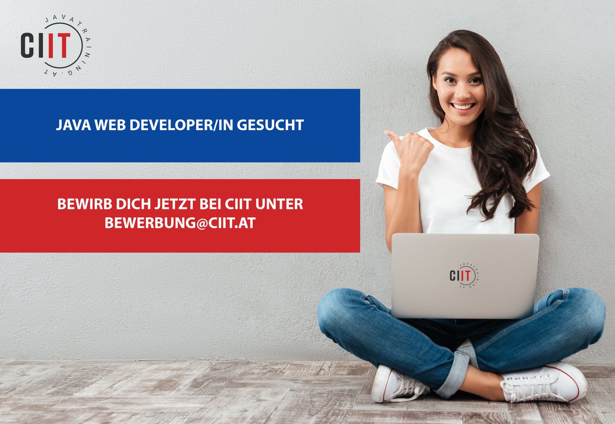 CIIT_at's tweet image. Wir suchen Verstärkung 📢 Werde Teil eines kreativen und motivierten Teams! Bewirb dich jetzt! Nähere Infos ▶ karriere.at/jobs/5758115
#webdeveloper #jobopportunity #ciit #javadeveloper