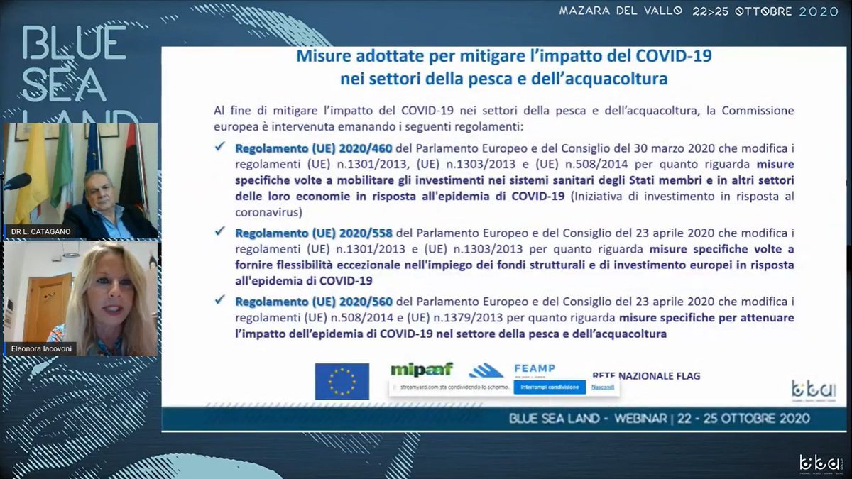 #EleonoraIascovoni @Mipaaf_ - Focus sulle #misure adottate per mitigare l'impatto del #Covid19 nei settori della #pesca e dell'#acquacoltura. 

Adesso in streaming su - youtube.com/watch?v=1xMgAf… 

@Mipaaf_ 
<a href="/HelloFish_info/">Hello Fish!</a> 
<a href="/APIOfficial1/">API - Associazione Piscicoltori Italiani</a> 
<a href="/ReteFlagItalia/">Rete Nazionale FLAG</a> 
<a href="/flagpf/">FLAG Pesca Flegrea</a> 
<a href="/FLAGcoast2coast/">FLAG Coast to Coast</a>