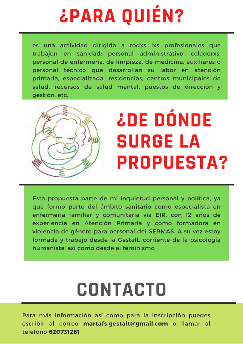 CabeceraMAD's tweet photo. PARAR, CUIDARNOS
Os compartimos este espacio de acompañamiento terapéutico para profesionales de la sanidad https://t.co/q4tMDjuRhj