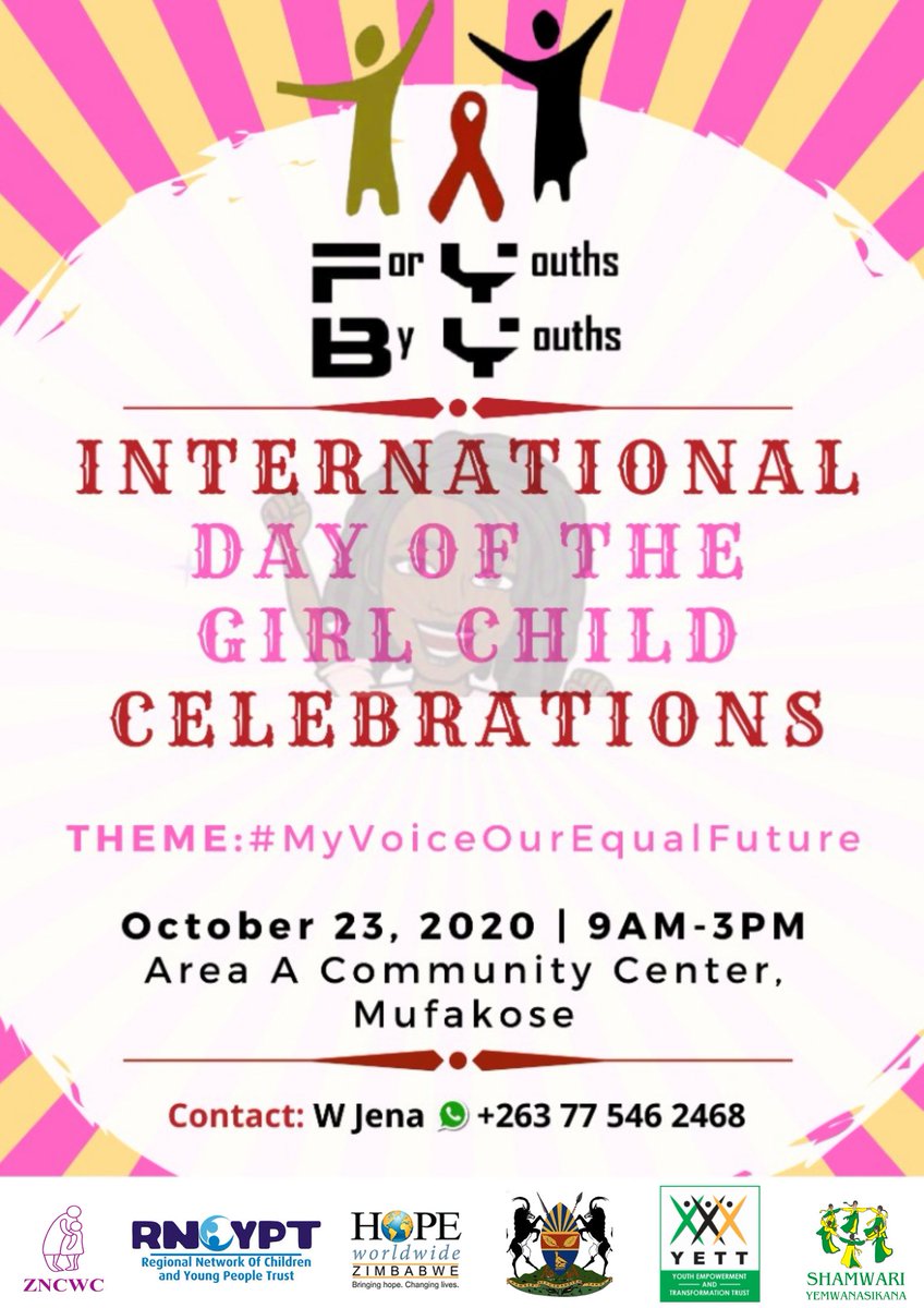 'My voice, our equal future' - Celebrating Day of the Girl Child.
#myvoiceourequalfuture
#girlpower
#BlackGirlMagic https://t.co/wECAdeaAF9