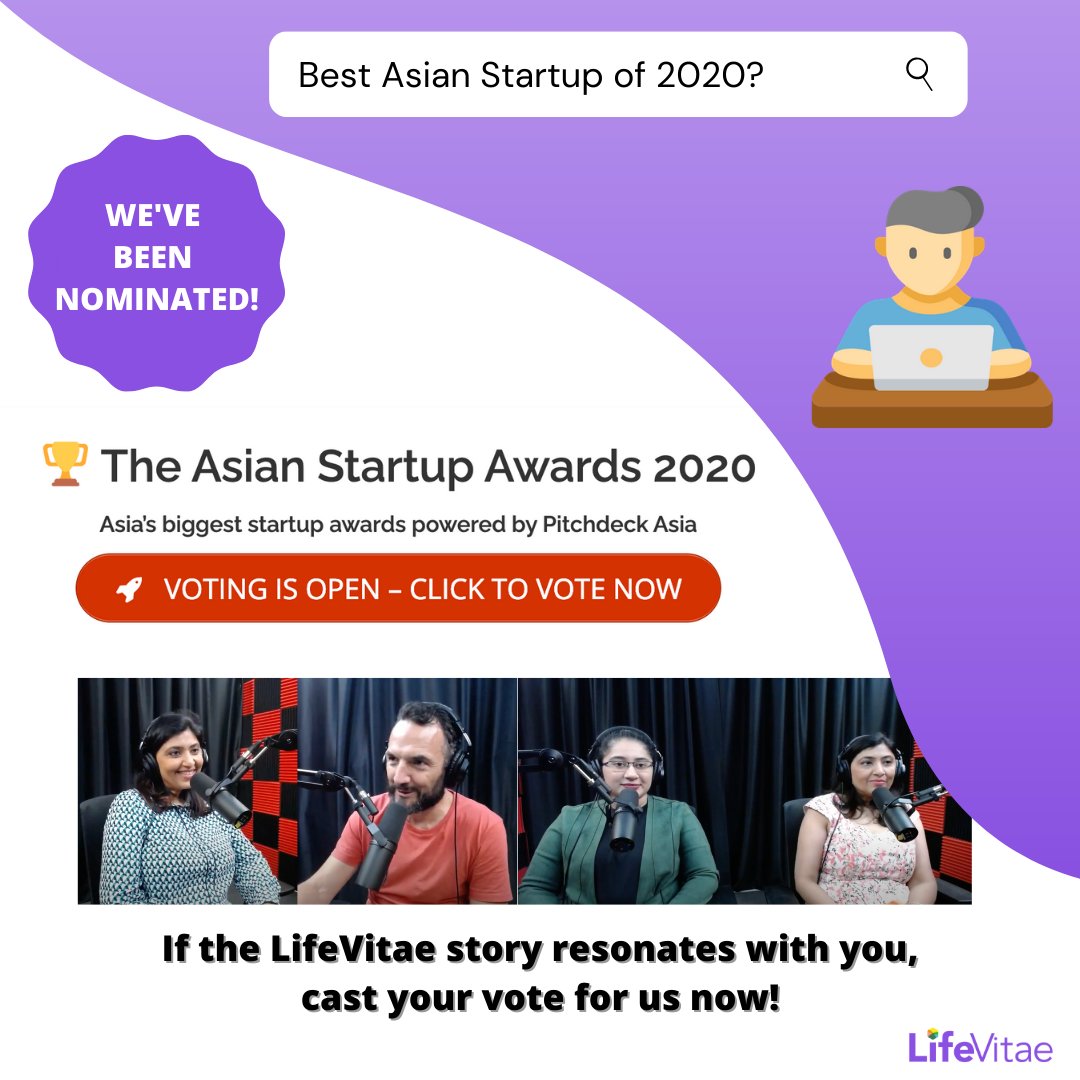 MLifevitae's tweet photo. If we’ve made an impact on your #students, or on #how you view #talent, or on how you look at #humanskills, or if our #story resonates with you, cast your #vote for us at https://t.co/VOSFDSaWKJ #india #indonesia #singapore #vietnam #philippines #schools #edtech #block71 #startup https://t.co/H1R5bJoPX8