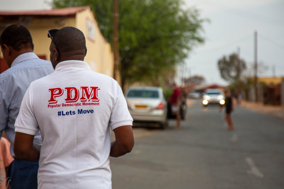 pdm_namibia's tweet photo. Our door to door campaigning kicked off yesterday in Katutura East and West. The response was engagingly educational.
Be on the look out for us around your location.
#PDMForward https://t.co/EZ8z4VBUJJ