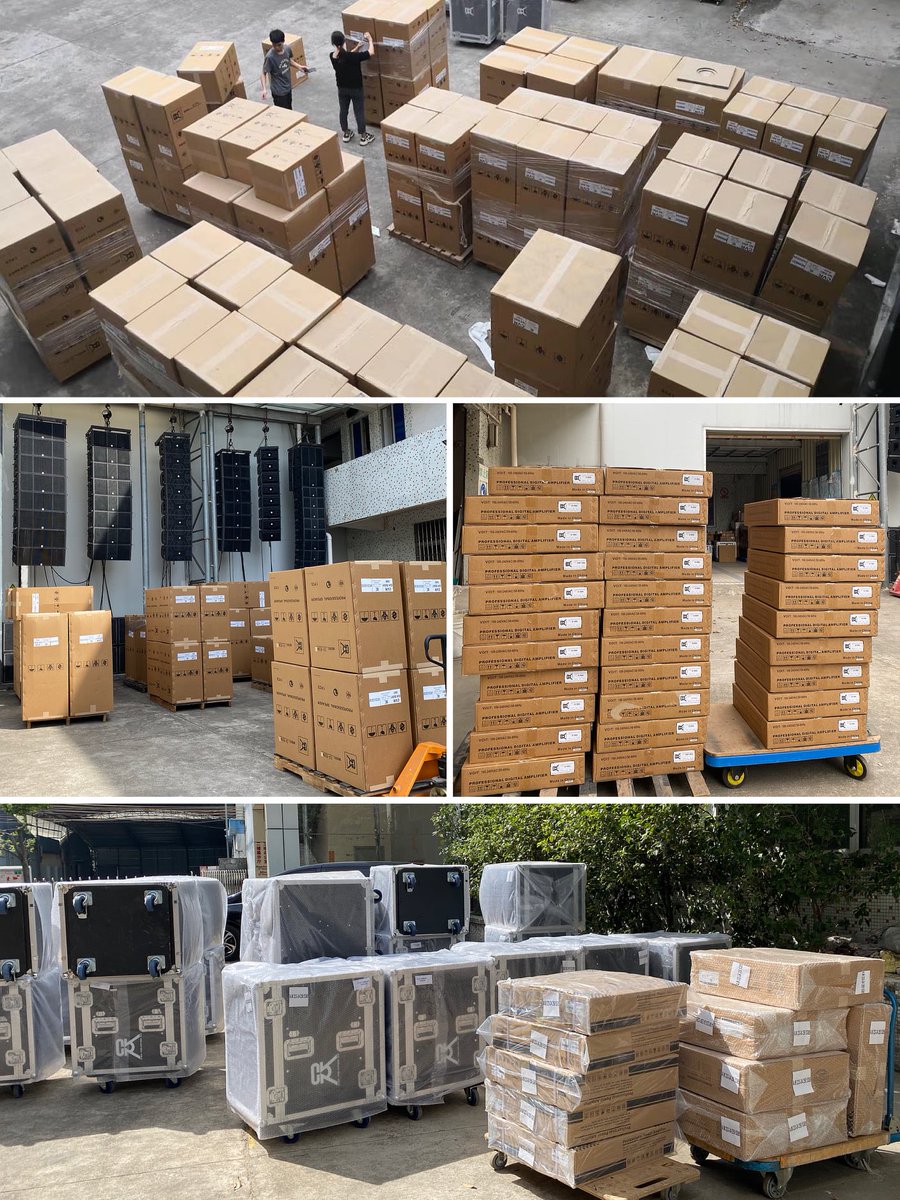 Cvr auido is loading to Africa market,
See you there soon .
Whatsapp: +86 15989124336
Factory email :sara@cvr-audio.com

#cvraudio#cvraudiofactory#cvrlinearray#linearraysystem#activespeaker#cvramplifier#soundsystem#Prolinearray