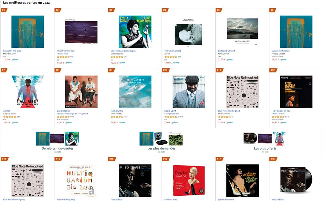 DeccaRecordsFr's tweet image. Decca Records au sommet du jazz en France ! 13 albums dans le top #jazz sur @AmazonFrance ! ♥️