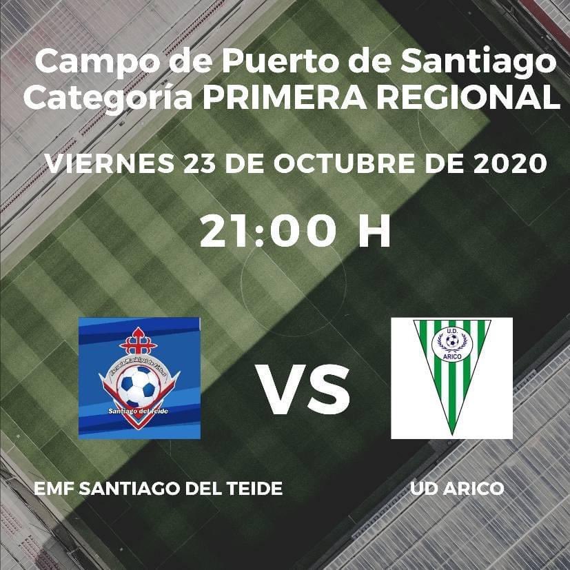 UD_ARICO_'s tweet photo. 📣Hoy debutamos en la primera regional con mucha ilusión.‼️

Jugamos nuestro primer partido de la temporada 2020/2021 contra la EMF Santiago del Teide a las 21.00h de la noche.

#Vamosverditos💚 https://t.co/mpbQgxHlUH