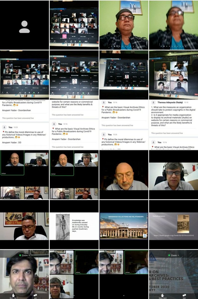 anupamyad's tweet image. 📍87
@myAibd&apos;s #zoom #webinar on
#VisualArchives
#EthicsAndBestPractices
wid Producer @nabeeltirmazi, @restorationasia @AdrianWood, #AaleRaza, @NFAJ_PR @maverickorson &amp;amp; @NFSAonline @JanMullerNFSA..😷🍁
@prasarbharati @NabmDelhi

All d Bst!
B Sporty Happy..
जय हिन्द!🇮🇳
#HappyYadav