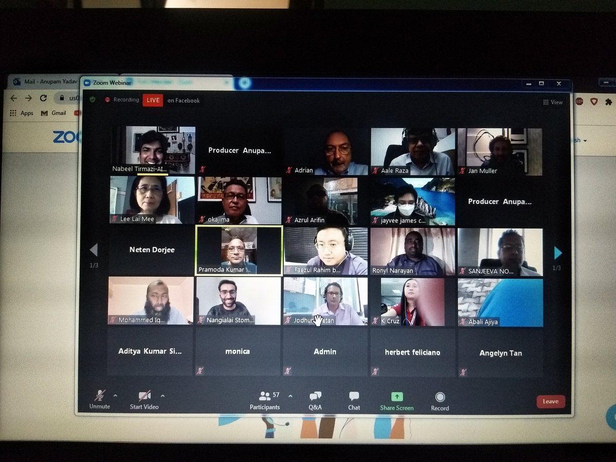 anupamyad's tweet image. 📍87
@myAibd&apos;s #zoom #webinar on
#VisualArchives
#EthicsAndBestPractices
wid Producer @nabeeltirmazi, @restorationasia @AdrianWood, #AaleRaza, @NFAJ_PR @maverickorson &amp;amp; @NFSAonline @JanMullerNFSA..😷🍁
@prasarbharati @NabmDelhi

All d Bst!
B Sporty Happy..
जय हिन्द!🇮🇳
#HappyYadav