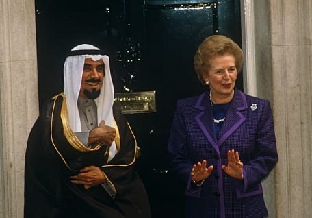 تحل اليوم الذكرى الثلاثين للقاء سمو الأمير الراحل الشيخ جابر الأحمد الصباح مع رئيسة الوزراء الراحلة مارغريت ثاتشر في لندن في ٢٣ اكتوبر ١٩٩٠ حيث أكدت ثاتشر خلال اللقاء على التزام بريطانيا بنشر القوات البريطانية لاستعادة كل شبر من أرض #الكويت واجبار العراق على دفع التعويضات