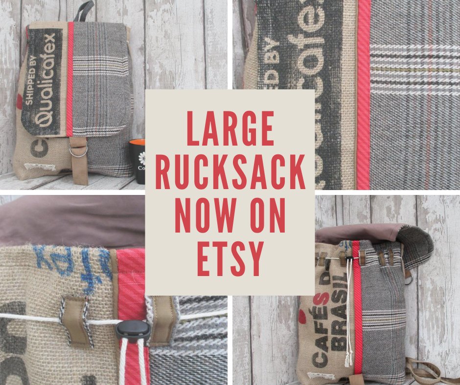 This lovely large rucksack with tweed and red detailing has just gone live on Etsy.
Remember, not two bags are ever the same. There will never be another rucksack like this one. So once it's gone it's gone.
https://t.co/x4b7MVKpds https://t.co/aIZDnTDyGl
