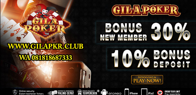 Gilapoker01's tweet photo. 1. Bonus New Member 30%,
2. Bonus Deposit 10%,
3. Bonus Referral 15%,
4. Bonus Cashback 0.5%,
5. dan Bonus Freechips TO Bulanan

Nah tunggu apalagi? yuk segera gabung di situs GILAPOKER sekarang juga, aku tunggu ya beb

#gilapoker #LinkedIn #PedekateGagal #Terfiberisasi #cimoy https://t.co/hzuS1sXlMt