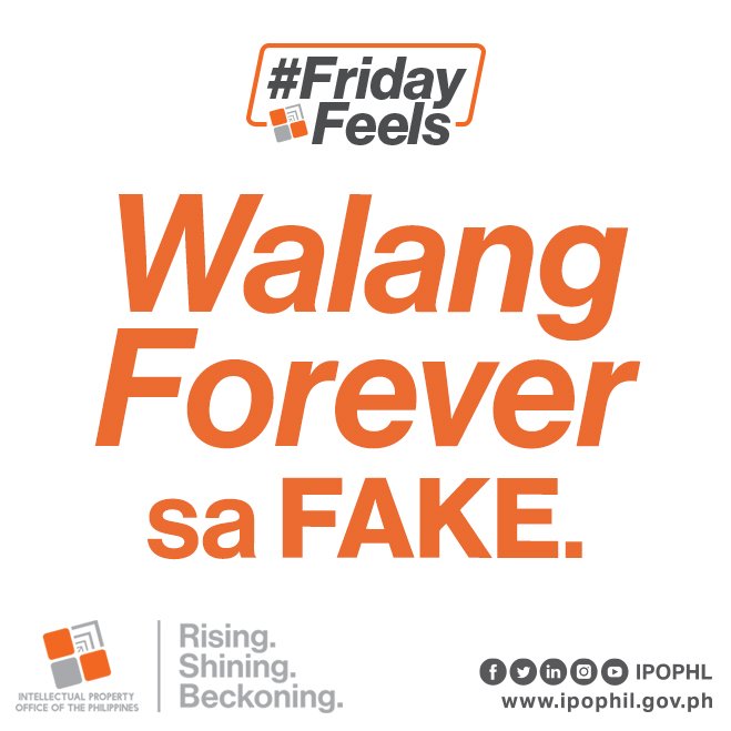 IPOPHL's tweet photo. Fake love? Fake product? Kahit ano pa 'yan, basta FAKE, walang forever diyan! Tandaan, maging mapanuri. Madami na ang manloloko sa mundo, maging maingat sa pagpili at siguraduhing orihinal ang produkto at mataas ang kalidad. https://t.co/VHen5bfARd