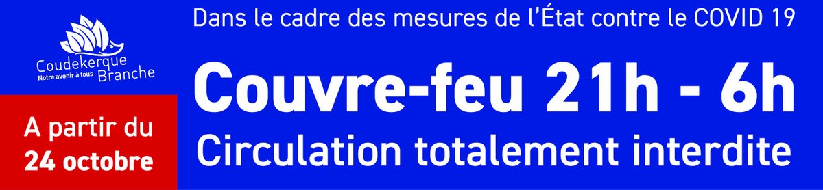 #cdk #coudekerquebranche #covid19 #sante #CouvreFeu