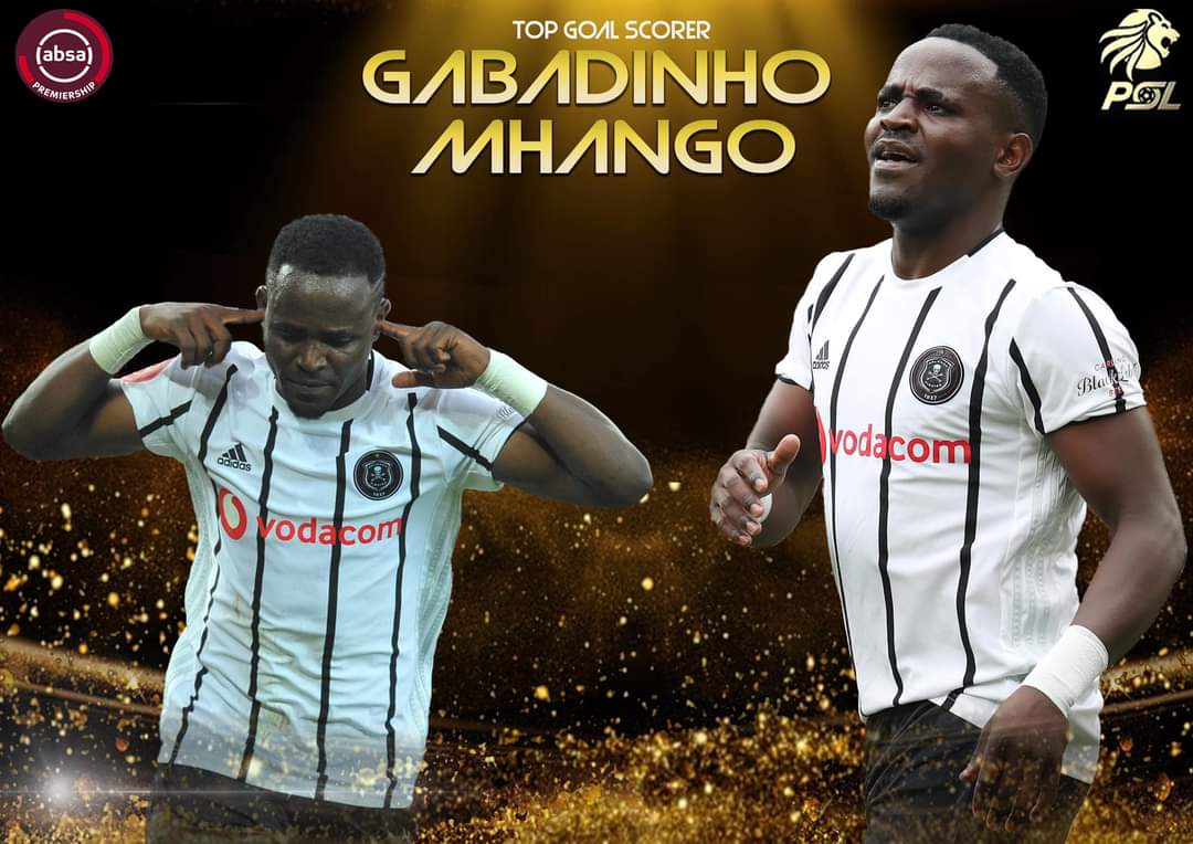 Congratulations to football client @gabadinhoFlames who is the joint @Absa Premiership Top Goal Scorer and received the Lesley Manyathela Golden Boot award 👏⚽🏆 #PSLAwards20 https://t.co/TQeOTpvVZr