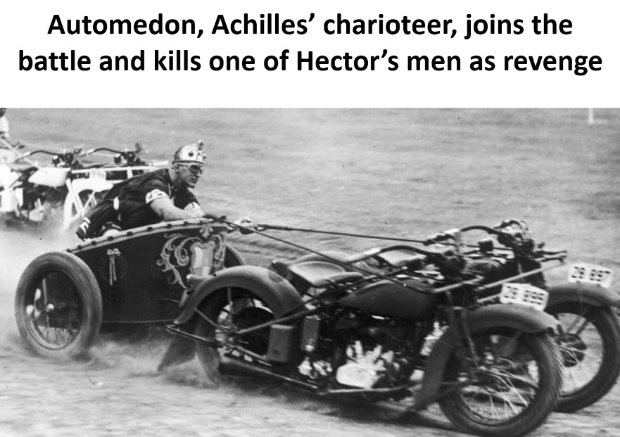 It's time for the Iliad in Memes: Book 17! Now that we've had some time to get over the death of Patroclus, let's watch the action centre entirely on people fighting over his corpse!