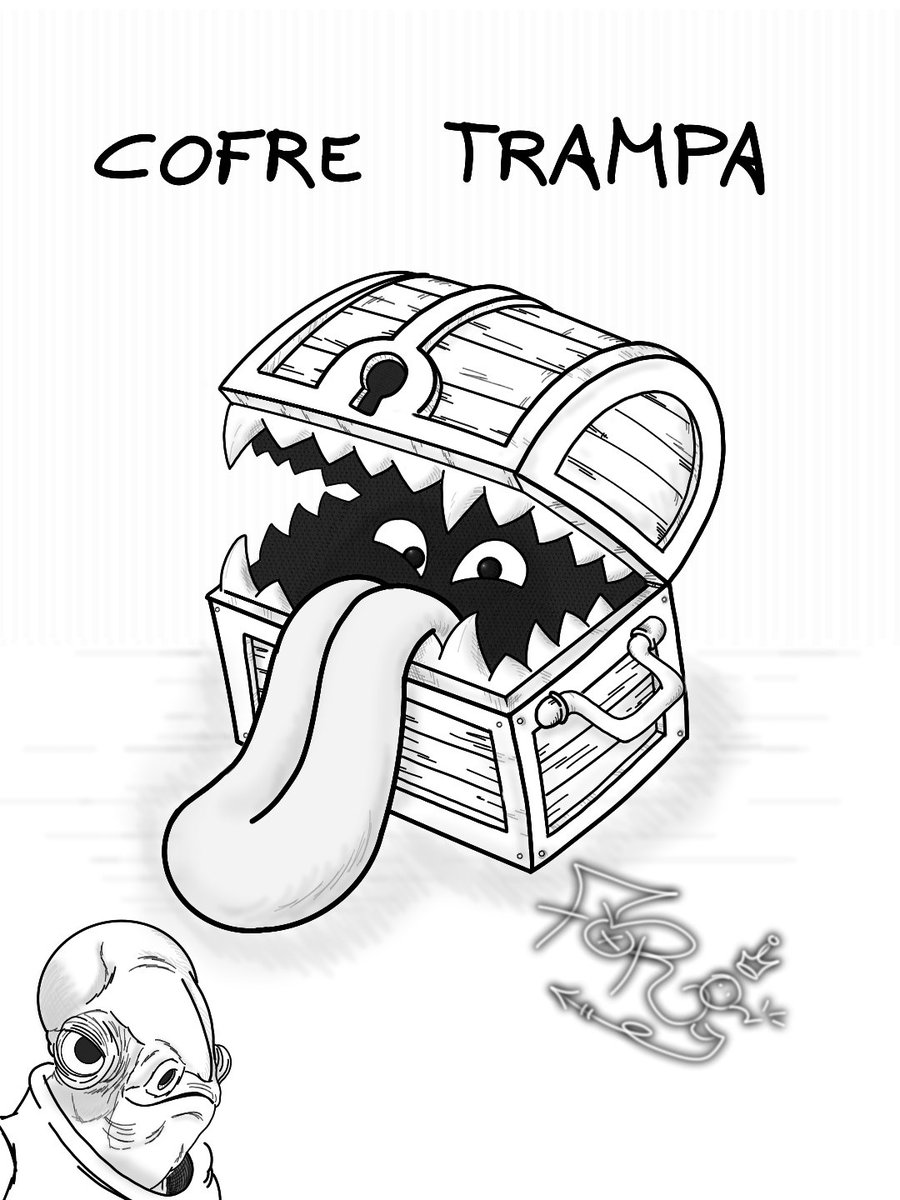 VikingSaiyan1's tweet photo. #DrawgonQuest 23 by: Forog
@ZenithiaKids @DQ_Spain #DragonQuest ¡¡ES UN COFRE TRAMPA!! https://t.co/Me3MkIbJup https://t.co/N0K1jqaCKy