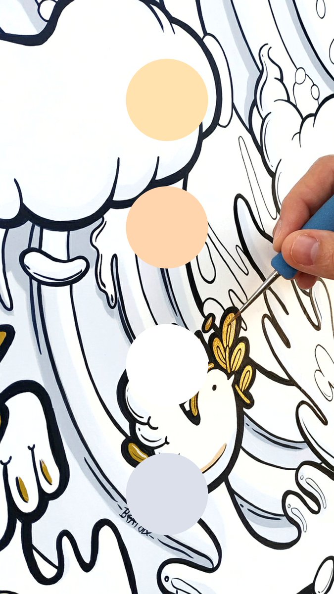 BEATOA_blog's tweet photo. Golden Whale #painting #golden #waves  #beatoa https://t.co/27PsmZVWgs