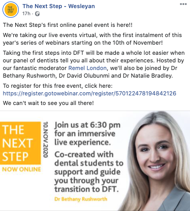 OriginGrowthLtd's tweet photo. That moment when...

We saw our work for The Next Step by @Wesleyan on Facebook and Instagram 🤩

It has been a fun process, producing a series of visual posts and videos for this project, which is so beneficial to students, who are the future! 👨‍🎓👩‍🎓

#eventmarketing #origingrowth https://t.co/mfcoqq7lfz