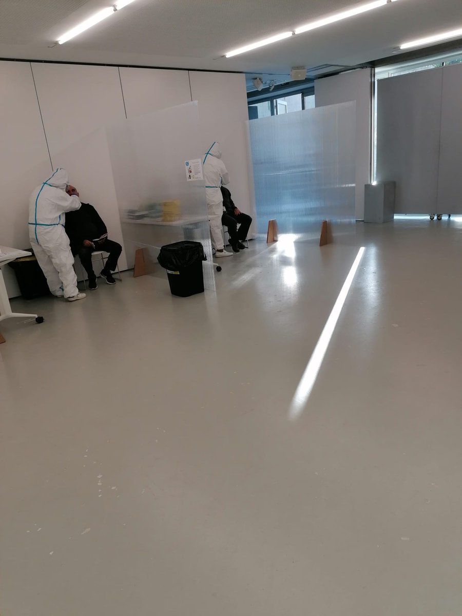 ajsantfeliu's tweet photo. 👉 Comença amb normalitat la realització de #provesPCR al CC Mas Lluí.
👀🗓️ Recorda que es fan només a persones citades prèviament per l'Institut Català de la Salut, i ningú pot adreçar-se directament i sense cita prèvia
https://t.co/BwPAu6g6Gp
#SantFeliu #santfeliucovid19 https://t.co/iAcg85ASHf