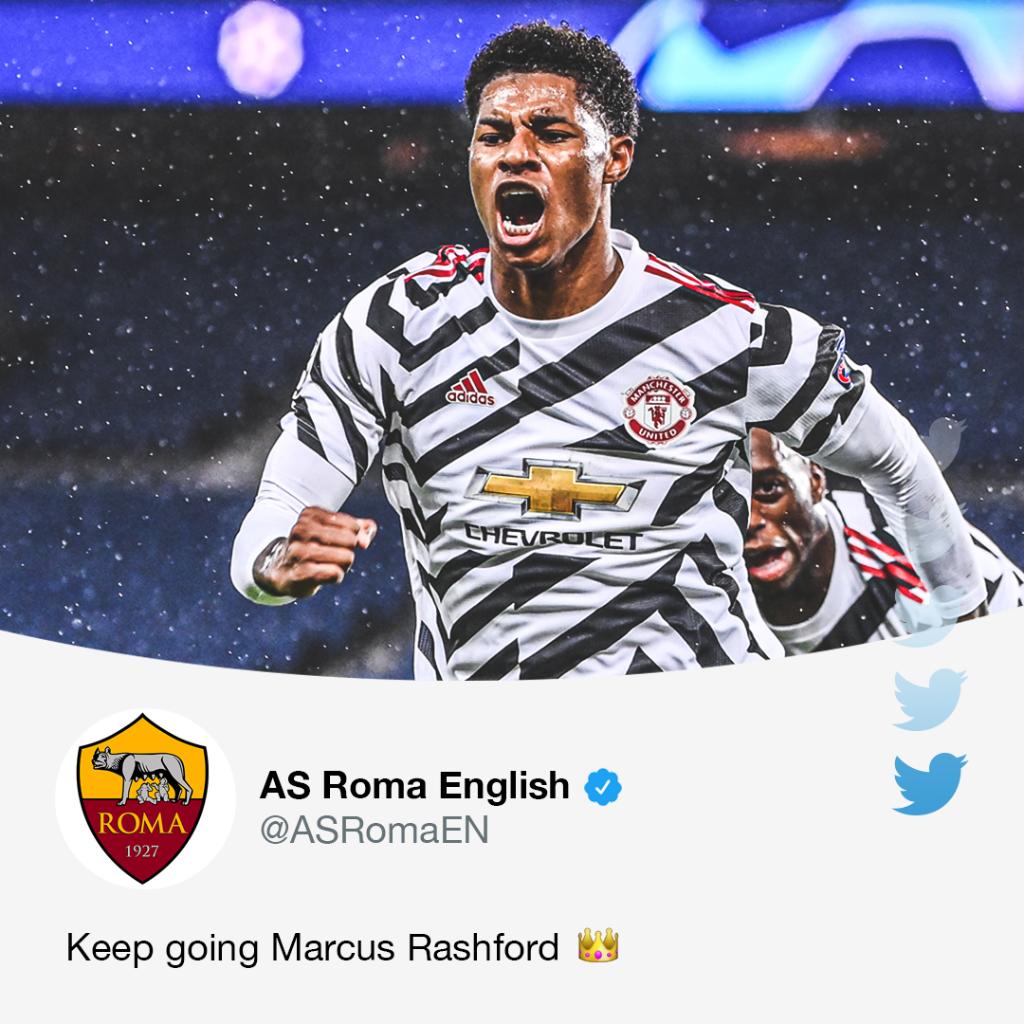 ESPNFC's tweet photo. The whole of football is behind Marcus Rashford 👏

The Man United forward isn't giving up on his mission to feed the most vulnerable kids in the UK. https://t.co/AHbewdySt3
