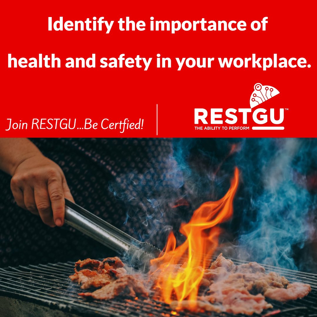 RestguCanada's tweet photo. Workplace health and safety procedures are a necessity for the restaurant. It is important to remember that “Accidents don’t just happen, they are caused”.
Join RESTGU...Be Certified!
#RESTGU -Online Restaurant Training
#RESTGUTips
#Restaurant #Chefs #Culinary #Restaurants https://t.co/YwgvMMynjf