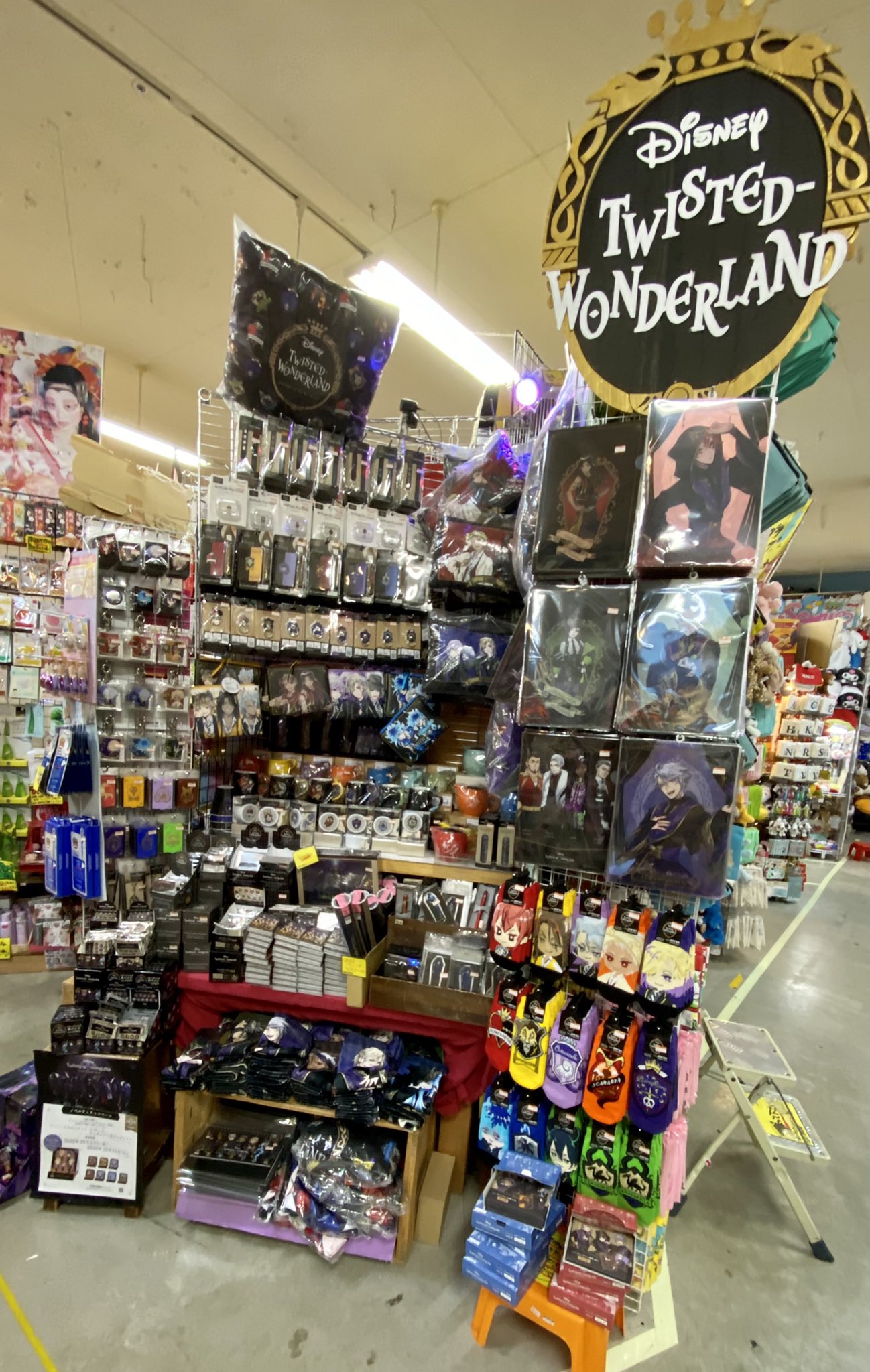 ヴィレッジヴァンガード イオンモール橿原 ツイステグッズ入荷しております 式典服クリアファイル 背景が透けていてめちゃめちゃ綺麗です 色んな紙入れてみたくなる ぜひ手に取って見てみてくださいませ ツイステ ツイステッド