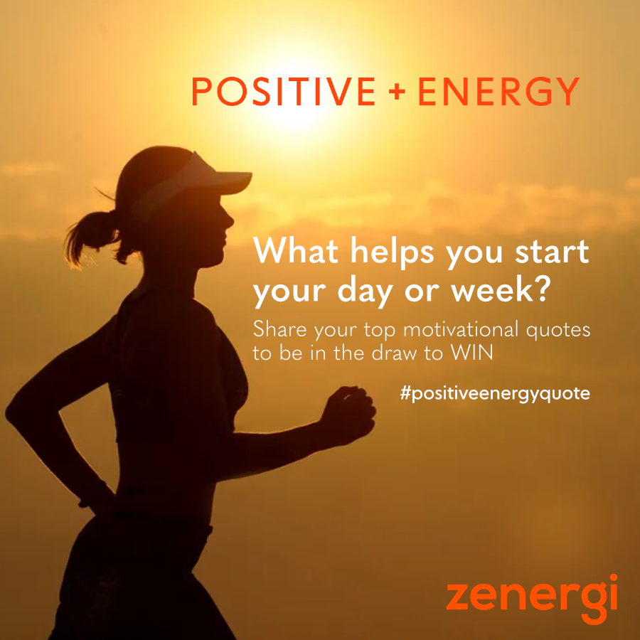 Zenergi's tweet photo. Thanks for all your #positiveenergyquote entries. We've seen some great motivational lines. So good, we might use some for our weekly wellbeing posts! We will be drawing the winner of the Zen goodies at random shortly so GOOD LUCK! #positiveenergy #zenfamily https://t.co/bZK3fhmgaj