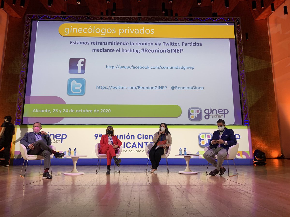 Segunda mesa: 🎤 Avances en el tratamiento del síndrome genitourinario de la #menopausia con <a href="/ManuelMarcosFer/">Manuel Marcos Fernán</a> #SilviaGonzalez <a href="/dr_calleja/">Jackie Calleja</a>