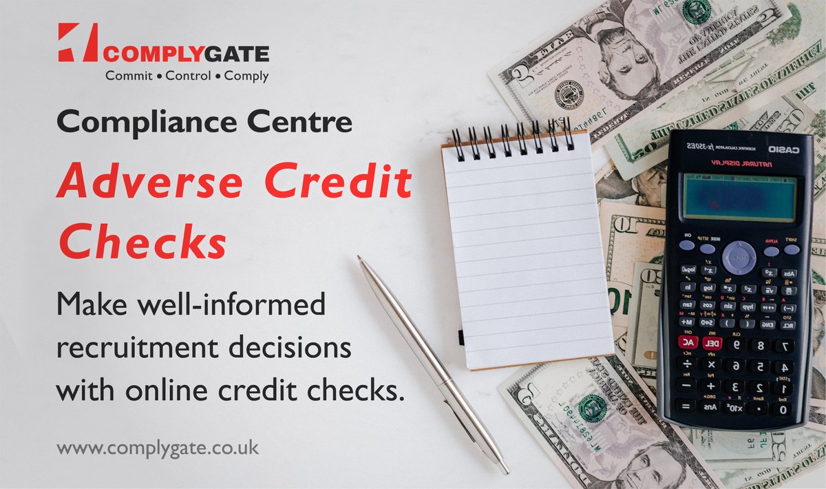 Complygate1's tweet image. For businesses hiring employees that will have access to 💸, performing an adverse credit check during the #PreEmployment #ScreeningProcess can be crucial.
Complygate’s #AdverseCreditCheck will be launched next week!!
complygate.co.uk/features-expen… #HRSoftware #ComplianceSolutions