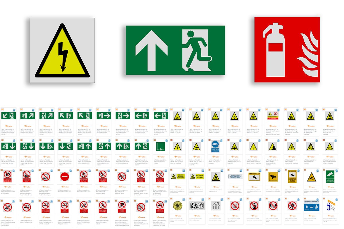 Bimetica's tweet image. ¿Necesitas señalizar tus proyectos? Mas de 1.000 Carteles y señales gratuitos en formato #Revit, #IFC y #Autocad de advertencia, obligación, información, prohibición, para obras, contra #COVID etc..
 Encuentra el objeto que buscas en: bimetica.com/resultado-busq…