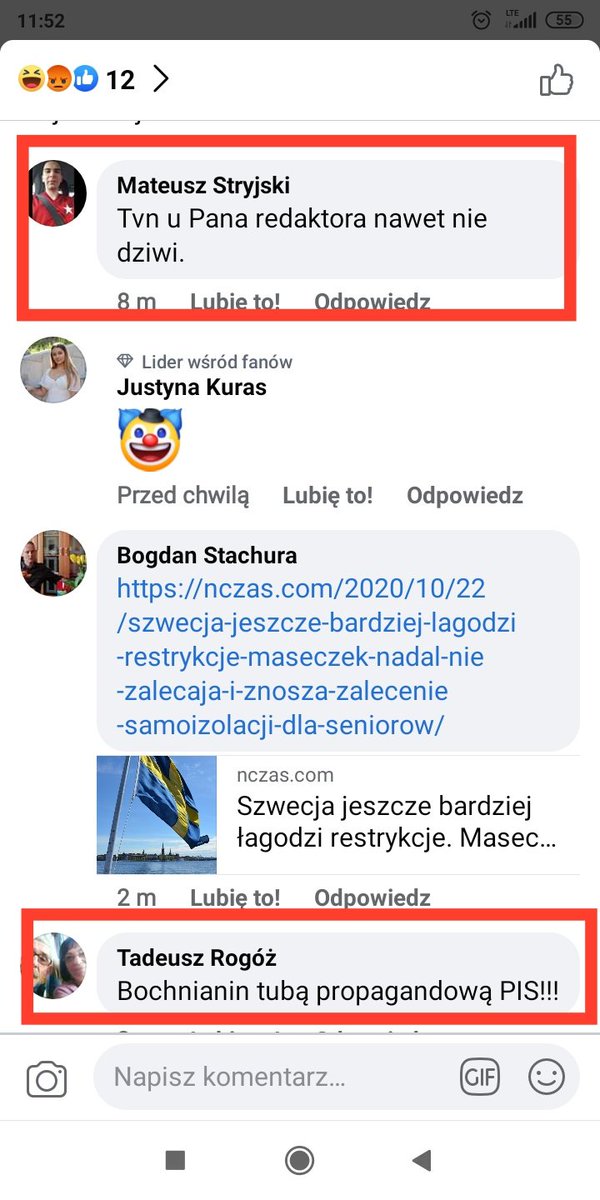 asa_kbc's tweet photo. @Bochnianin_PL @Tomasz_Stodolny Wy to nie macie łatwego życia w komentarzach na Facebooku 🤣 https://t.co/pISWQfaQOh