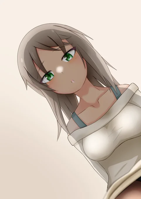 すっ転んだ隊長を見下ろすシタラ… #アリスギアお絵かき 