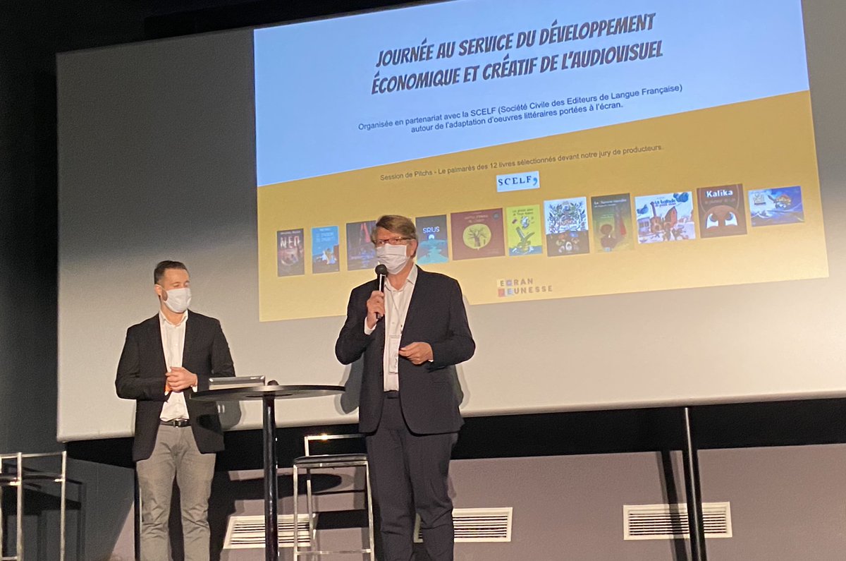 LFDLDecouverte's tweet photo. Une belle journée pour discuter #adaptation d’œuvres littéraires à l’écran et #animation au festival #Écrans #Jeunesse à #Lourdes. Merci aux éditeurs qui ont pitchés leurs projets malgré le contexte et au festival @LUNIONfr pour nous avoir invités à faire partie du jury ! https://t.co/sYVcmyf4j3