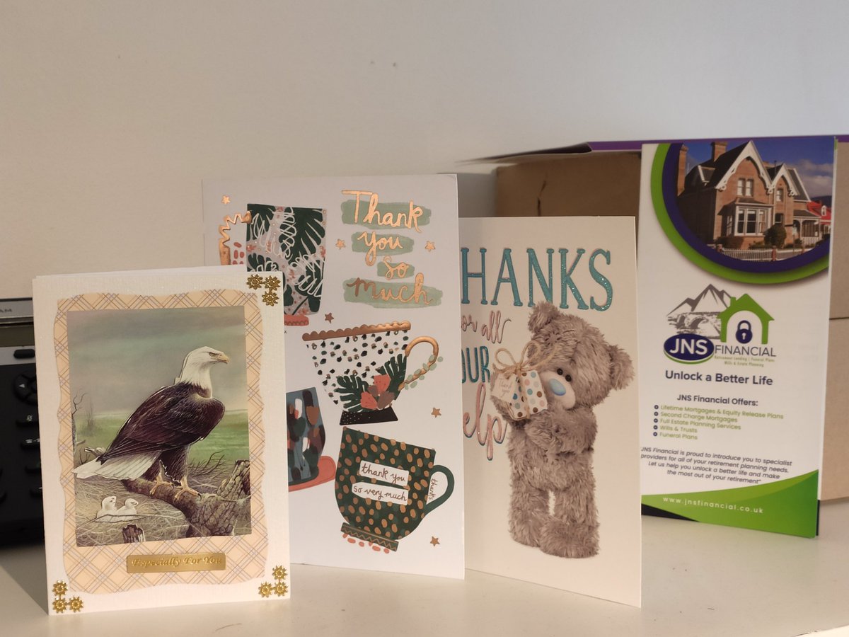 JNSFinancial's tweet photo. It is always lovely to recieve thank you cards from clients. JNS Financial is very lucky to have such wonderfully warm hearted people trusting us to help them. https://t.co/Zil5EuNNEh