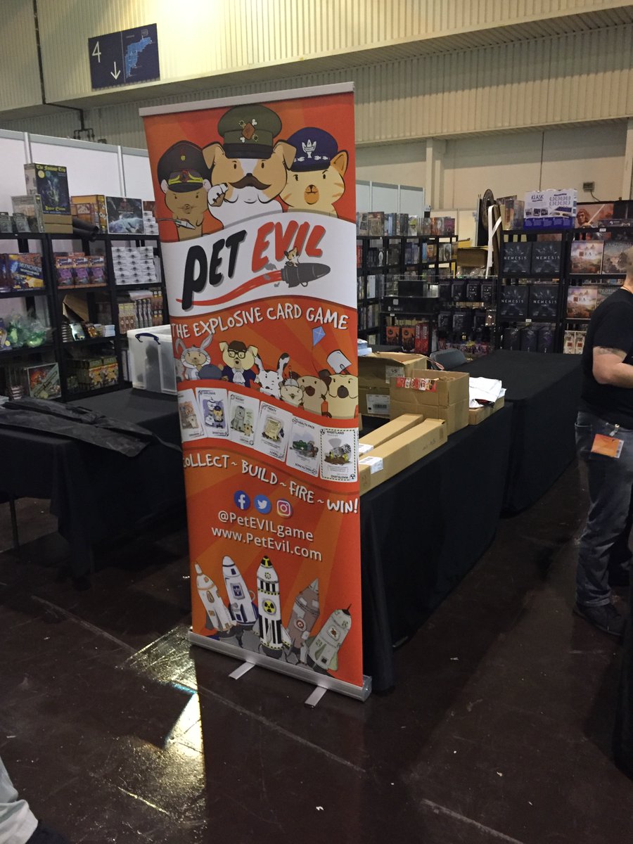 PetEVILgame's tweet photo. It’s #SPIELdigital We wish we could see you in real life, we had such fun Playing Pet Evil with you last year :D Here’s some memories. #SpielDigital2020 #BoardGames #Gaming #tabletopgames https://t.co/Bici1Si1KX