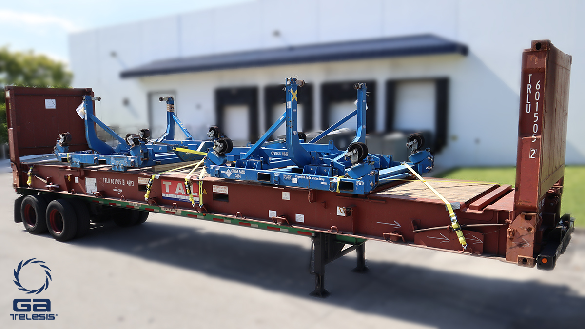 GATELESIS's tweet photo. Secured for Ocean – ready to ship! https://t.co/9RdKZ5xmVu #GATelesis #LSG #EngineStands #Aviation #Logistics https://t.co/6r6bhcAU2z